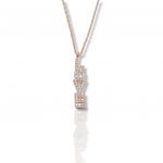 Gold plated silver 925° necklace  (code FC003441)